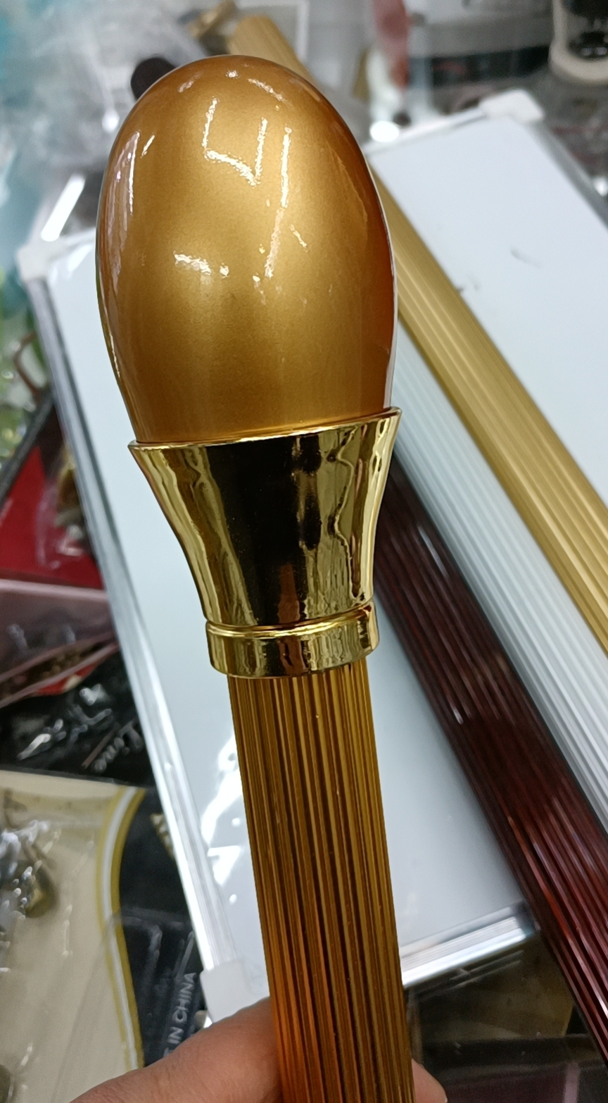 蝶飞舞窗饰 28mm小梅花窗帘杆 窗帘杆支架 窗帘杆头配饰配件详情图1