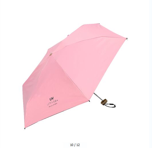 Wholesale factory direct sales of 50% off black rubber sun umbrellas, mini umbrellas and ultra-light aluminum alloy Specification image