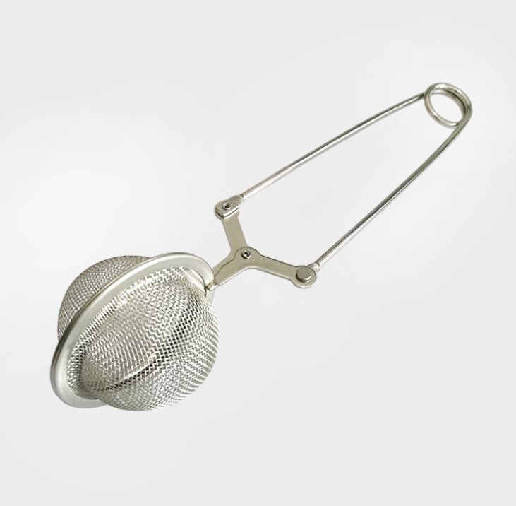 Stainless steel chain handle tea filter, tea strainer, tea strainer, tea ball handle, seasoning ball details Picture