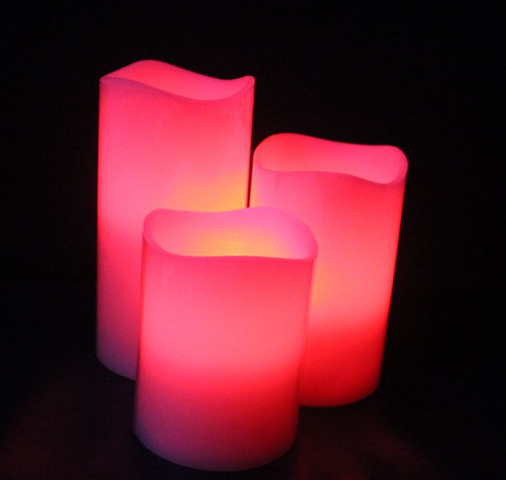LED遥控塑料蜡烛灯 婚庆装饰蜡烛灯 餐厅摆设蜡烛灯 情趣蜡烛详情图1