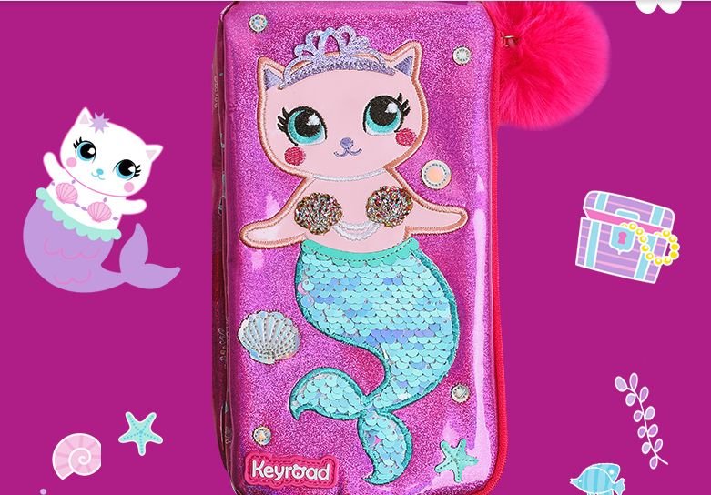 Creative Pencil Bag for girls Stationery bag for children Elementary School pencil bag 1-3-6 school Supplies 3