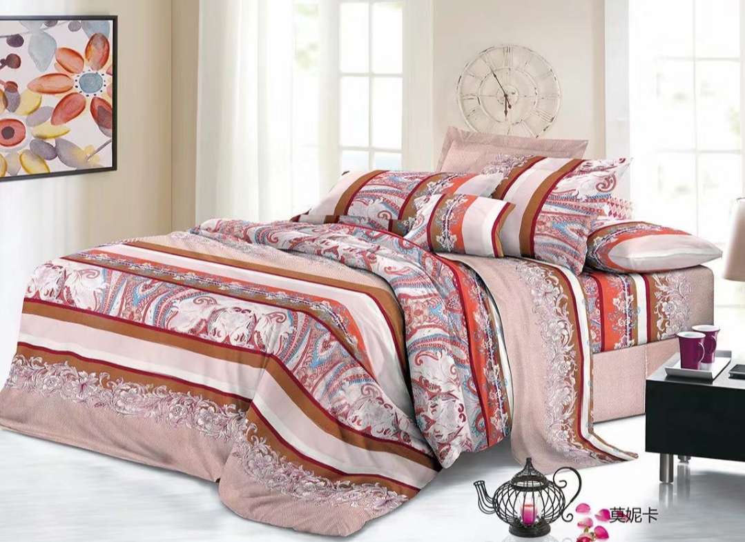 80g新款四件套外贸批发 莫妮卡