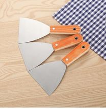 家用加厚加固型木柄油灰刀加厚清洁刮刀油漆灰刀抹泥刀腻子刀
