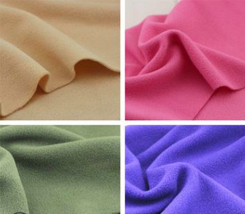 Wholesale of double-sided ultra-fine polar fleece fabric for gloves, fleece, home wear and knitted fabric Item Picture