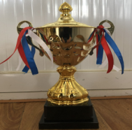 T164B 32CM metal trophy detail image 1
