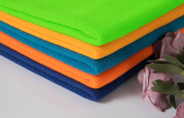 Wholesale of double-sided ultra-fine polar fleece fabric for gloves, fleece, home wear and knitted fabric details Picture
