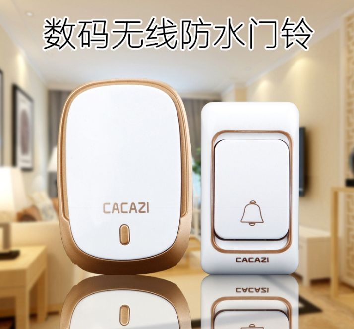 Home remote wireless doorbell AC a drag an electronic remote doorbell for the elderly caller