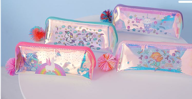 Girl's pen bag Japanese original ins Wind storage bag Portable toiletry bag 3