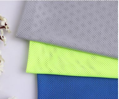 Fishing net bag knitted fabric polyester square hole mesh fabric