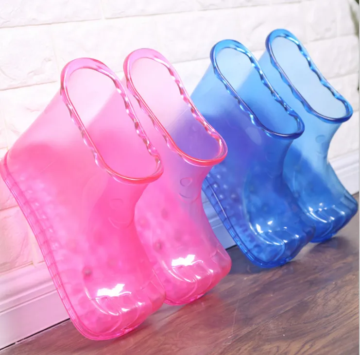 Foot bath shoes for women, home bathroom, foot bath shoes for home use, anti-slip massage, couple slippers for men, indoor winter detail image 3