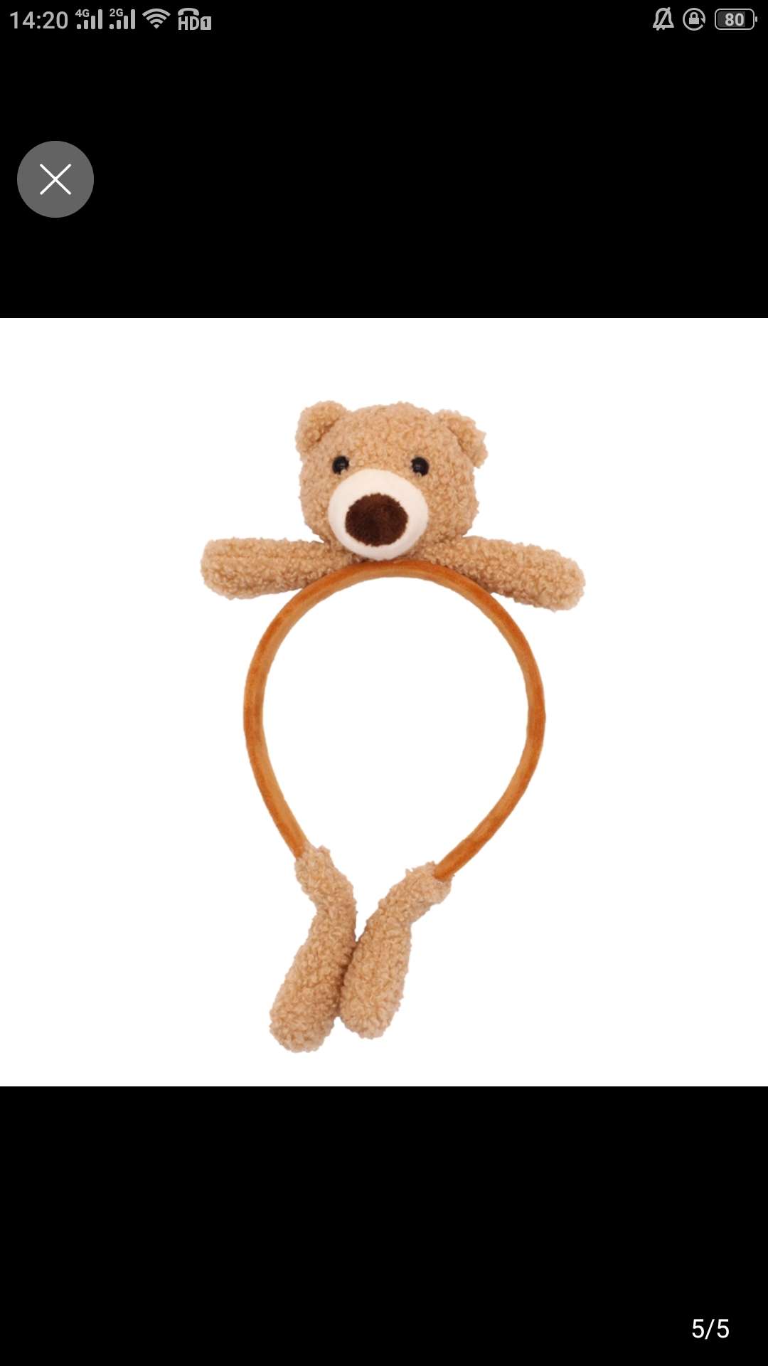 Cute cartoon face-washing hairpin