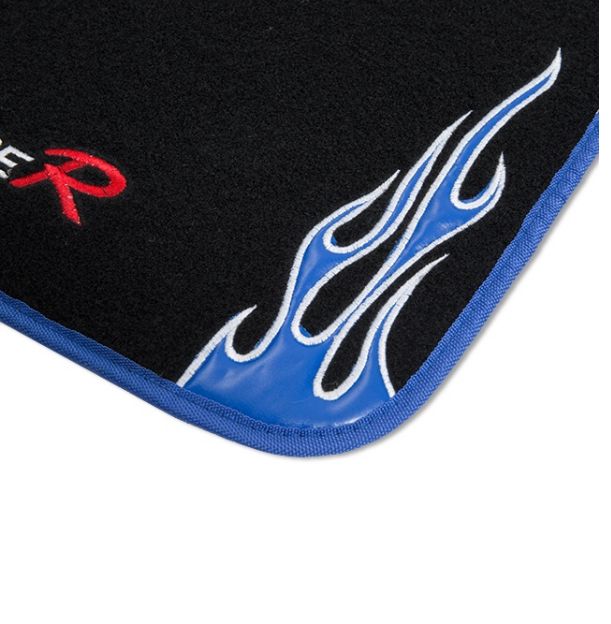 Car carpet with suede floor MATS and embroidery