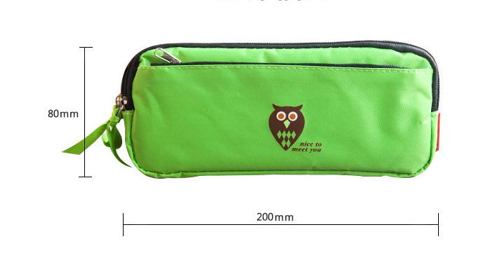 Candy colored large capacity pencil case Multifunctional stationery case student pencil case