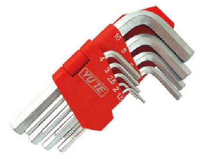 9PCS long arm flat end allen key with carbon steel&hex key set&star key wrench set thumbnail