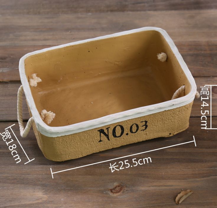 Cement flower POTS, containers, plants, succulents, potted plants, decorations, Internet cafes, snacks, restaurants, barbecue bars, hot pot restaurants, ornaments, only for foreign trade and export, only for foreign trade and export Application Scenario