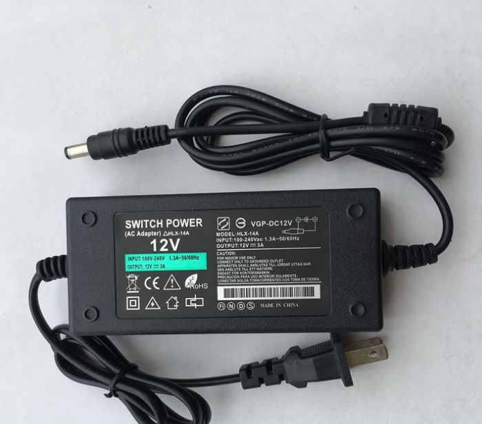 桌面式美规 12V-3A LED电源适配器 各种通讯电源适配器