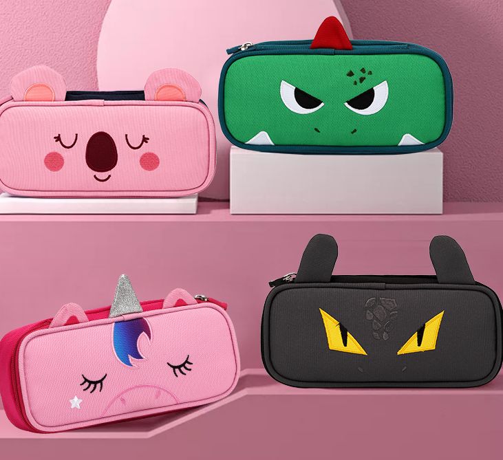 Children's pencil case Primary school kindergarten pencil case Girls' and boys' stationery case Multi-functional creative pencil case