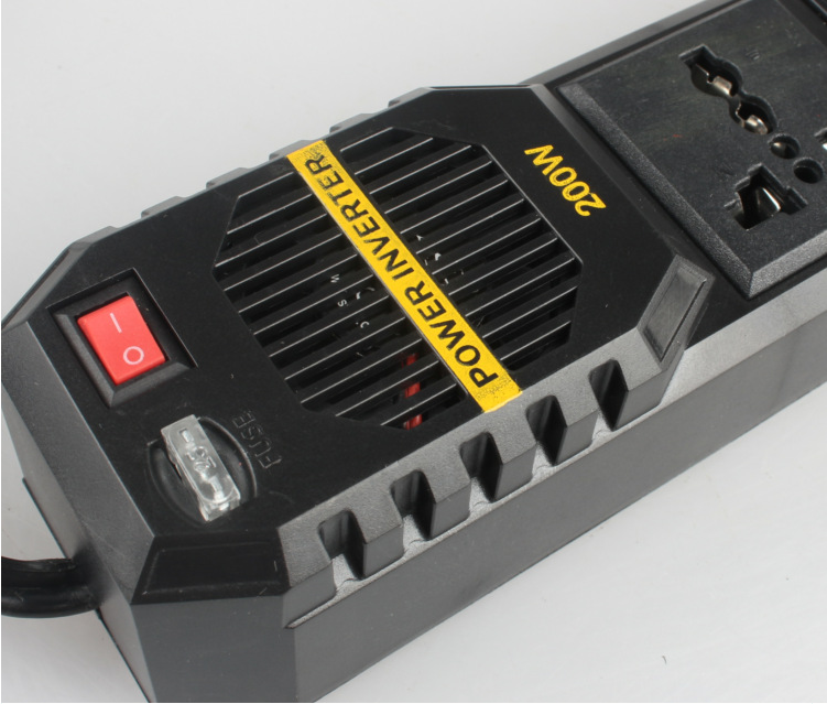 200W Mini Car Inverter 12V To 220V New Outdoor Auto Parts Best-Selling Inverter Converter undefined