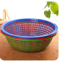 G057 圆形洗米筛洗菜洗水果沥水篮厨房 洗米箩淘米篮子