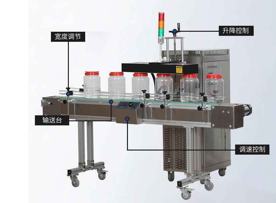 LGYS-3000 Water-cooled fully automatic aluminum foil induction sealing machine with extra-large diameter details Picture