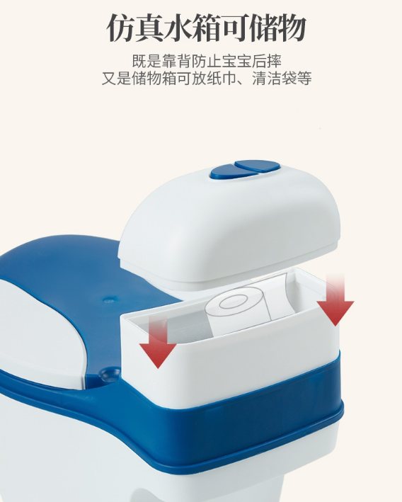 Miko Baby Products Co., LTD. MK1347 Children's simulated toilet seat, baby boy and girl small toilet seat, toilet stool, urinal, potty, baby detail image 6