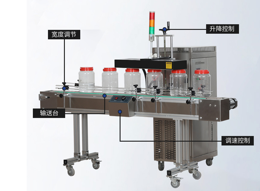 LGYS-3000 Water-cooled fully automatic aluminum foil induction sealing machine with extra-large diameter detail image 1