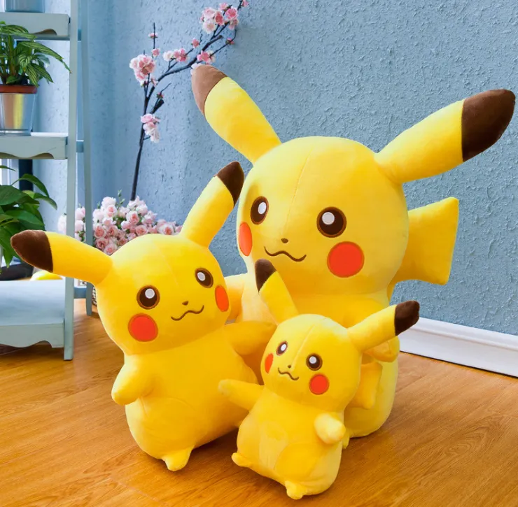 The best-selling plush toys, Lightning Pikachu figurines, Pikachu dolls, and cloth dolls, can be customized with logos detail image 2