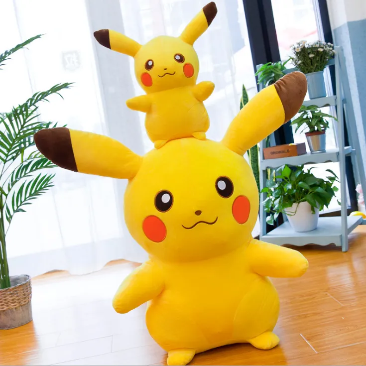 The best-selling plush toys, Lightning Pikachu figurines, Pikachu dolls, and cloth dolls, can be customized with logos detail image 3