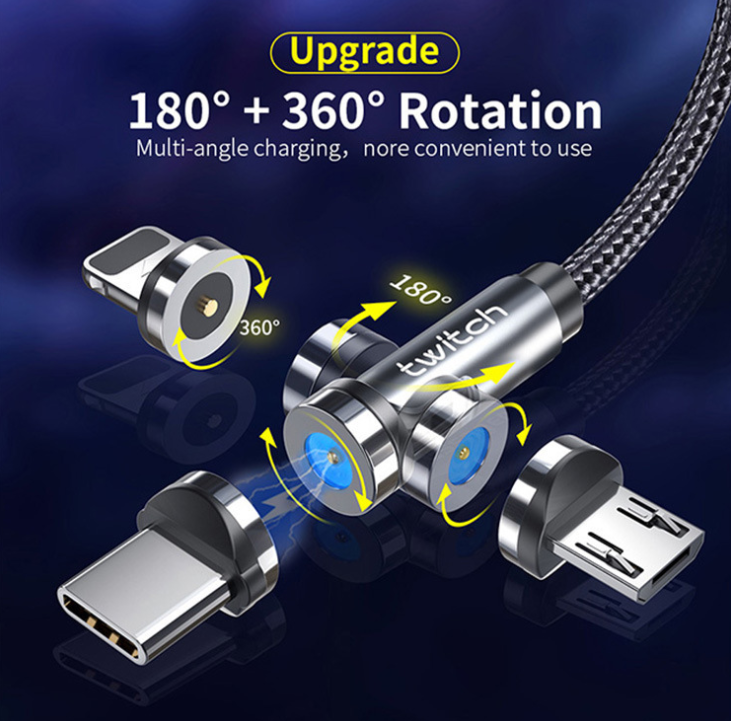 وخط الشحن المغنطيسي (USB)، وهو خط جديد من خطوط البيانات، على درجة 540 درجة detail image 3