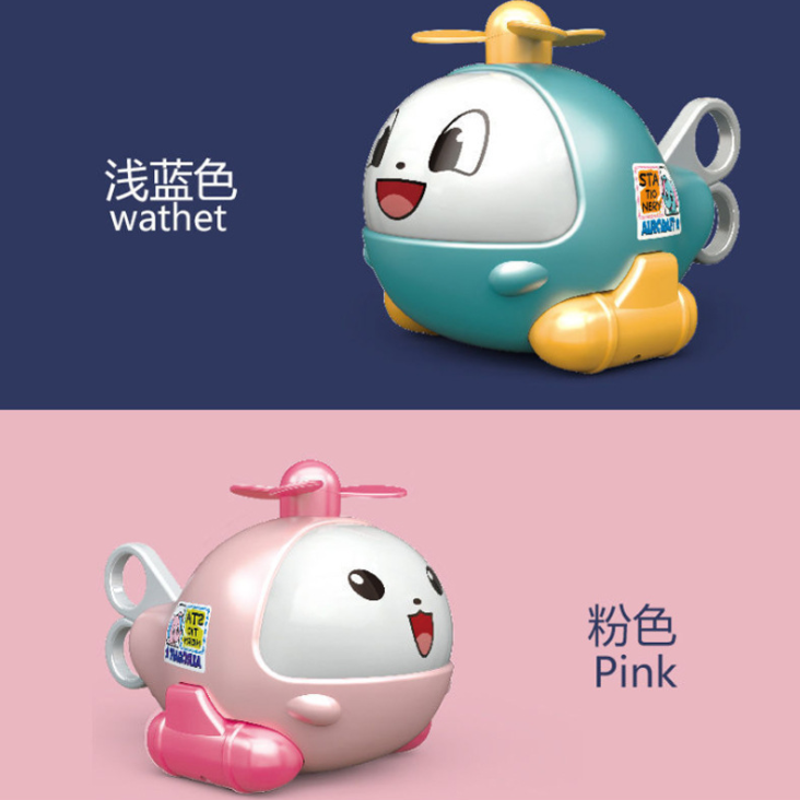 小飞机儿童6合1多功能剪刀铅笔订书机学习套装益智DIY拆装玩具详情图3