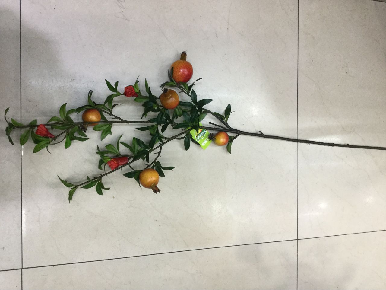 仿真水果枝石榴枝假水果ins风居家装饰必备