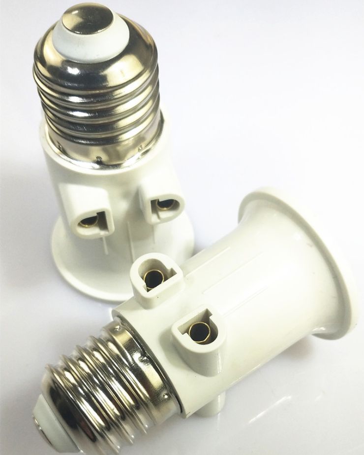 We supply certified products of E27 flame lamp cap conversion lamp cap aging lamp base Application Scenario