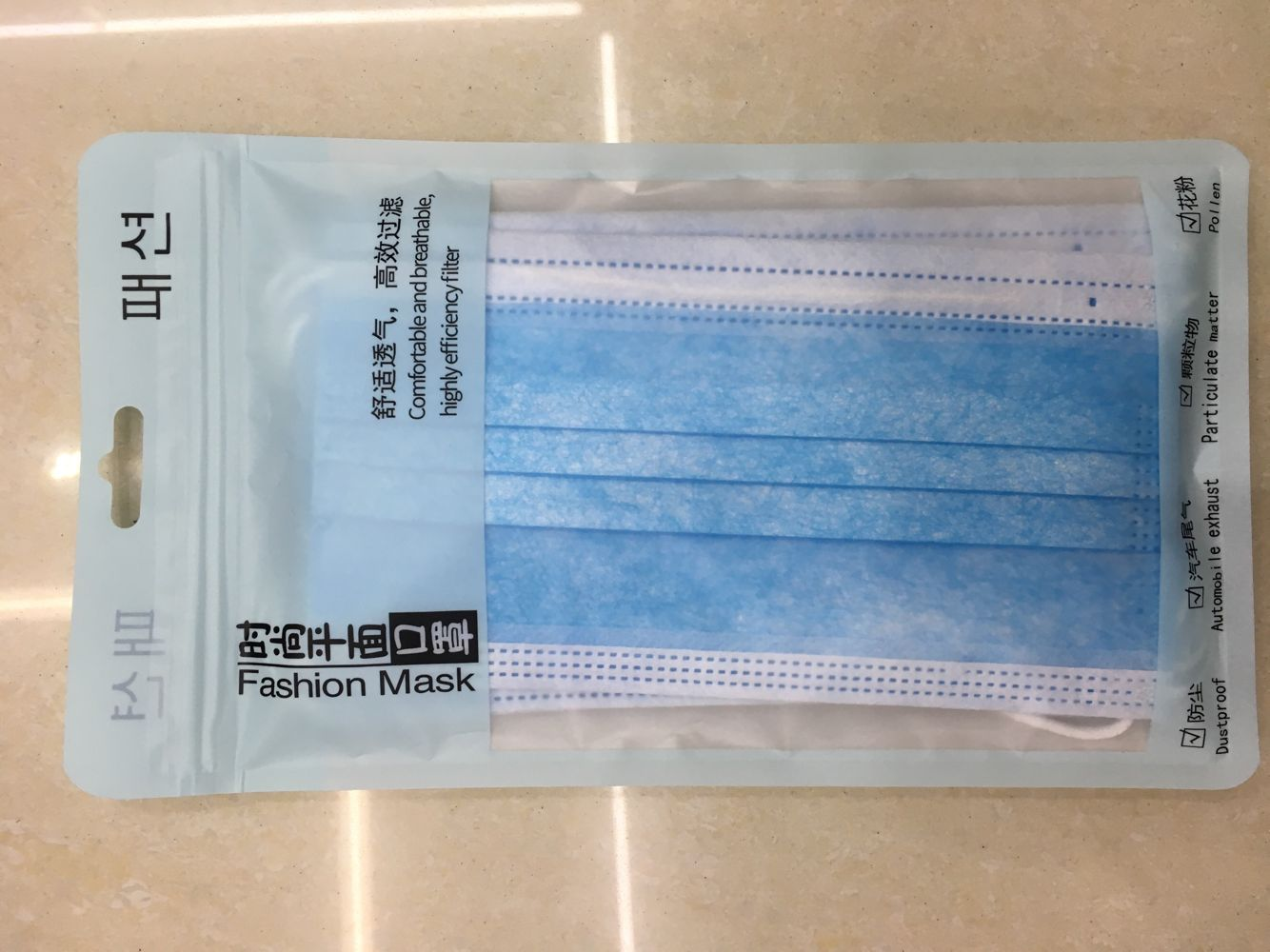 成人口罩 精包厂家直销外贸专供量大产品一次性口罩详情3