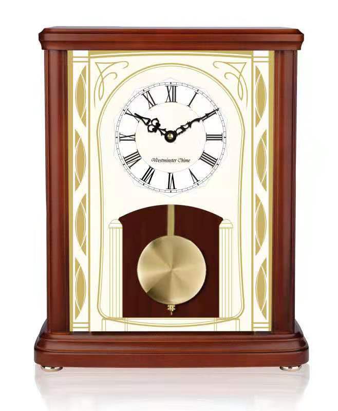 木制钟，座钟16045，实木钟图