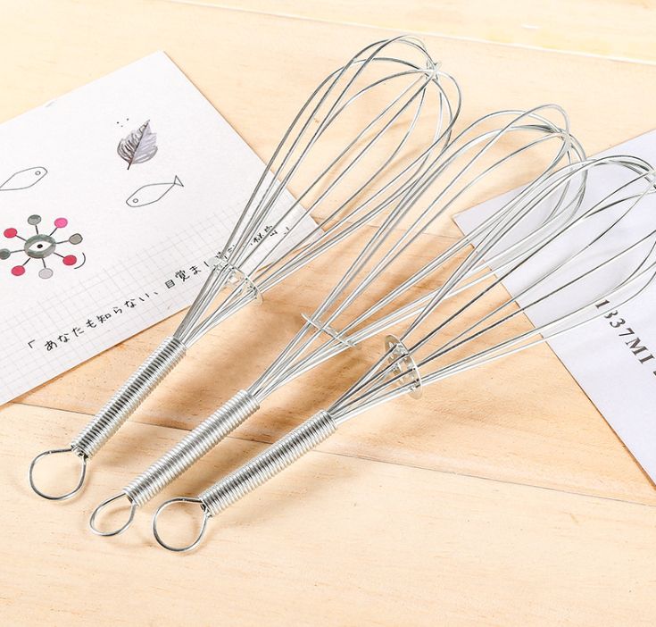 Stainless steel household hand whisk and pasta maker 15# blender baking tools