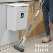Kitchen cabinet door hanging trash can Household classification wall hanging kitchen waste dry and wet hanging