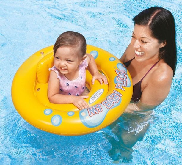 INTEX Children's swimming rings, sitting rings, baby swimming rings, infant armpit rings, baby lifebuoys 59574