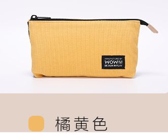 Pen bag advanced sense niche retro style simple personality large capacity 4