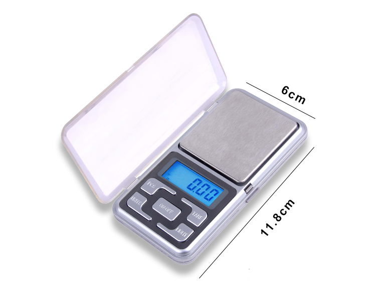 MH electronic jewelry scale with high-definition screen display, high-quality and high-precision 0.01g/0.1g gold jewelry scale detail image 3