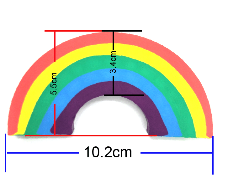 可爱彩虹橡皮创意卡通橡皮擦学生学习童文具开学用品礼品详情4