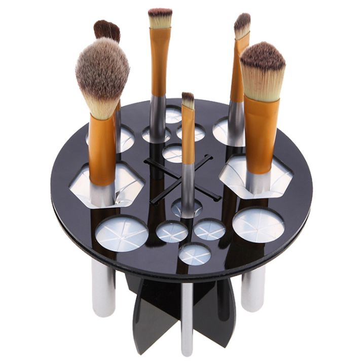 Small round drying brush holder Makeup brush acrylic drying rack drying brush