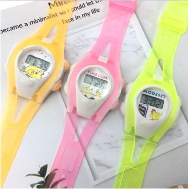 Children watch bracelet cartoon wrist with kindergarten walking word electronic watchband street stall toys small gifts multicolor gifts thumbnail