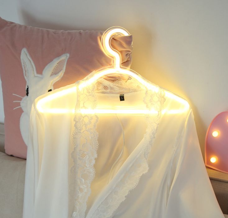 LED网红衣架造型灯霓虹灯卧室房间求婚浪漫布置婚纱装饰彩灯创意仅供外贸外销仅供外贸外销仅供外贸外销细节图