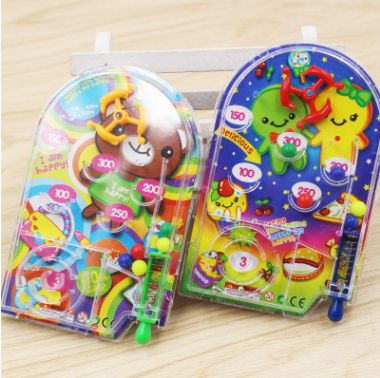 Creative children's pinball game pinball plate pinball game cartoon handheld game console toy Maze catapult leisure extension thumbnail