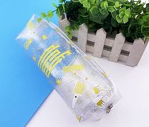 Glitter Clear pencil case 1