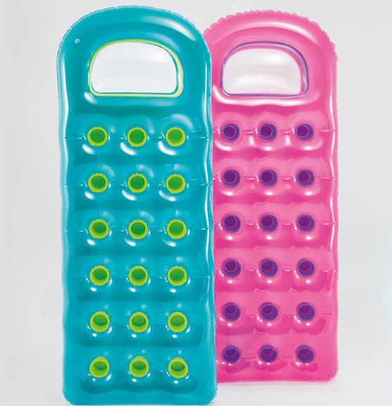 INTEX Dual-color Transparent 18-hole swimming inflatable float 59895 pic 1