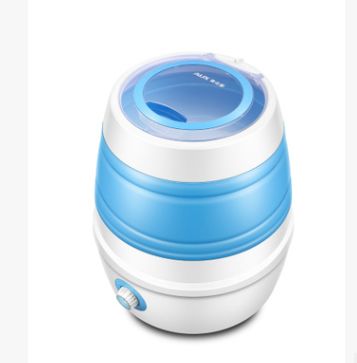 Folding washing machine with integrated washing and extraction, small, mini, portable ultrasonic, dormitory, travel sterilization and underwear washing. Only for foreign trade and export details Picture