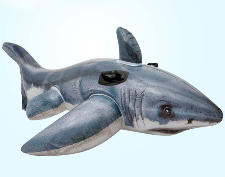 INTEX Shark Great White Shark Mount Water Mount Water Inflatable Toy Float 57525 pic 2