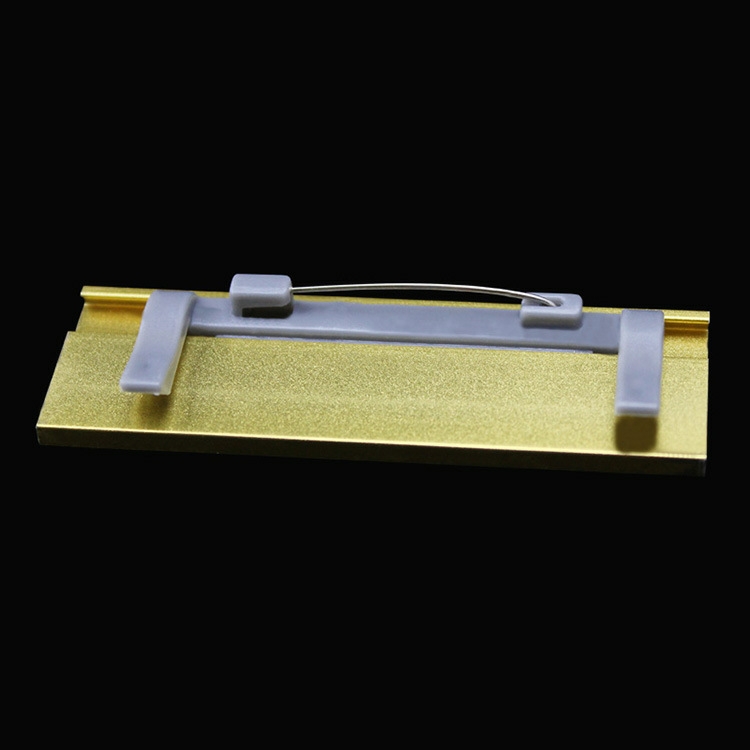 高档金属工号牌定制公司酒店姓牌空白铝合金员工胸牌现货工号牌详情1