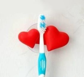 Creative household items new fancy love toothbrush holder